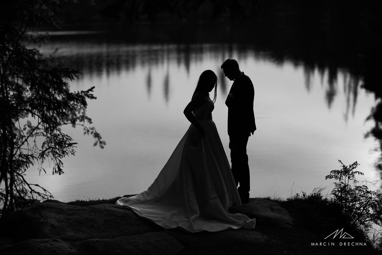 zdjęcia ślubne szczyrbskie jezioro